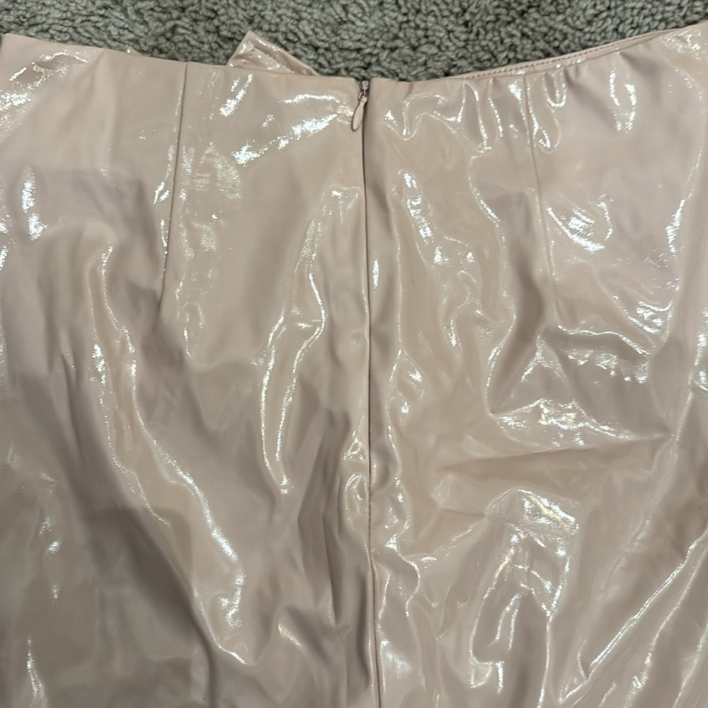 Vinyl Ribbed Skirt - Picture 4 of 4